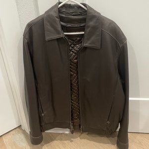 Marc New York Leather Coat